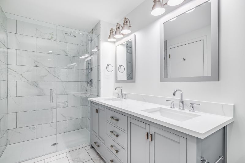 Double Vanity with Storage