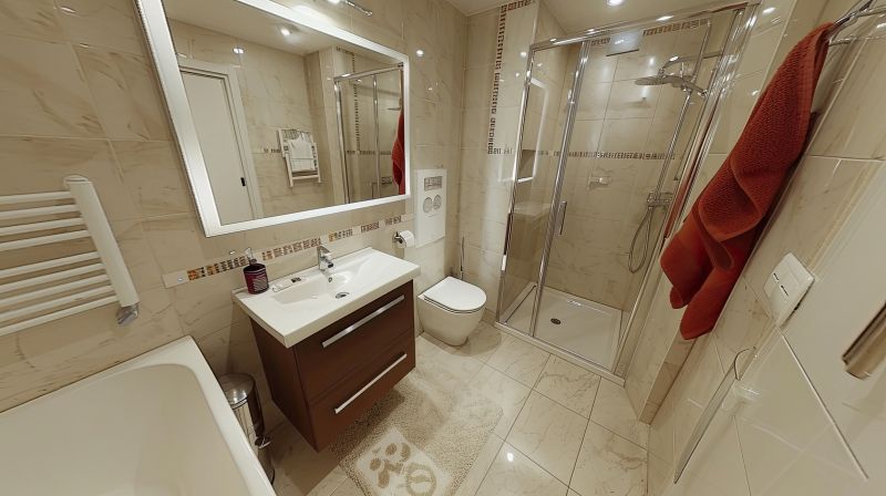 Bathroom with Smart Technology Integration